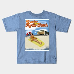 Greetings From Myrtle Beach Kids T-Shirt